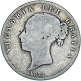 1877 Halfcrown - Victoria British Silver Coin