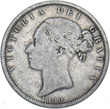 1880 Halfcrown - Victoria British Silver Coin