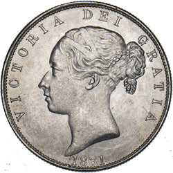 1881 Halfcrown - Victoria British Silver Coin - Very Nice