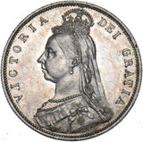 1887 Halfcrown - Victoria British Silver Coin - Superb