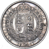 1887 Halfcrown - Victoria British Silver Coin - Very Nice