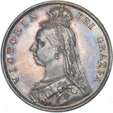 1887 Halfcrown - Victoria British Silver Coin - Very Nice