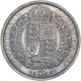 1887 Halfcrown - Victoria British Silver Coin - Very Nice