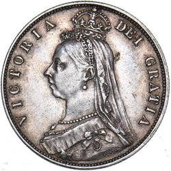 1887 Halfcrown - Victoria British Silver Coin - Nice