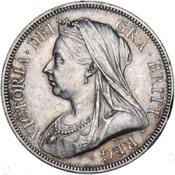 1893 Halfcrown - Victoria British Silver Coin - Nice