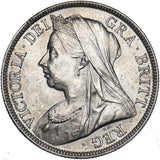 1898 Halfcrown - Victoria British Silver Coin - Very Nice