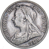 1899 Halfcrown - Victoria British Silver Coin