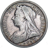 1901 Halfcrown - Victoria British Silver Coin
