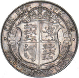 1902 Halfcrown - Edward VII British Silver Coin - Very Nice
