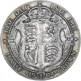 1904 Halfcrown - Edward VII British Silver Coin