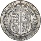 1907 Halfcrown - Edward VII British Silver Coin - Very Nice