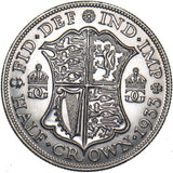 1933 Halfcrown - George V British Silver Coin - Superb