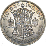 1938 Halfcrown - George VI British Silver Coin - Superb