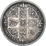 1849 Godless Florin - Victoria British Silver Coin - Very Nice