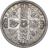 1849 Godless Florin - Victoria British Silver Coin - Very Nice