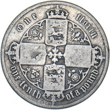 1852 Gothic Florin - Victoria British Silver Coin