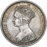 1870 Gothic Florin (Die no. 21) - Victoria British Silver Coin - Superb
