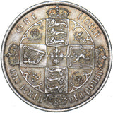 1870 Gothic Florin (Die no. 21) - Victoria British Silver Coin - Superb