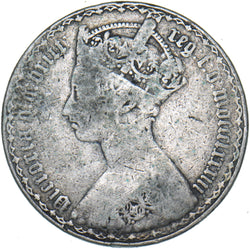 1883 Gothic Florin - Victoria British Silver Coin