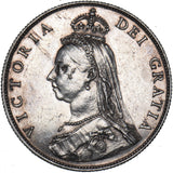 1887 Florin - Victoria British Silver Coin - Very Nice