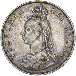 1887 Florin - Victoria British Silver Coin - Nice