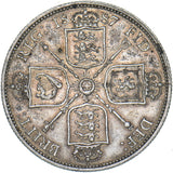 1887 Florin - Victoria British Silver Coin - Nice