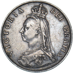 1887 Florin - Victoria British Silver Coin - Nice