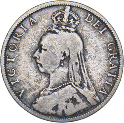 1891 Florin - Victoria British Silver Coin