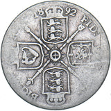 1892 Florin - Victoria British Silver Coin