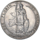 1902 Matt Proof Florin - Edward VII British Silver Coin - Superb