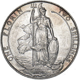 1903 Florin - Edward VII British Silver Coin - Very Nice