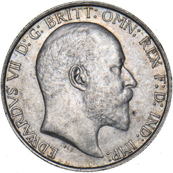 1907 Florin - Edward VII British Silver Coin - Very Nice