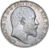 1908 Florin - Edward VII British Silver Coin - Nice