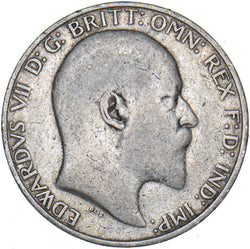 1908 Florin - Edward VII British Silver Coin