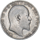 1908 Florin - Edward VII British Silver Coin