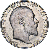 1909 Florin - Edward VII British Silver Coin - Nice