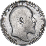 1909 Florin - Edward VII British Silver Coin