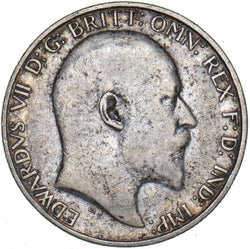 1910 Florin - Edward VII British Silver Coin