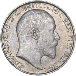 1910 Florin - Edward VII British Silver Coin - Very Nice