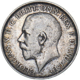 1913 Florin - George V British Silver Coin - Nice