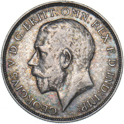 1914 Florin - George V British Silver Coin - Nice