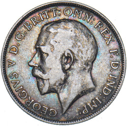 1914 Florin - George V British Silver Coin - Nice