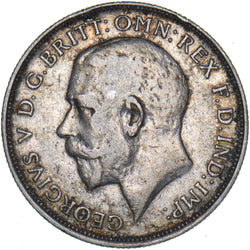 1916 Florin - George V British Silver Coin - Nice