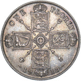 1919 Florin - George V British Silver Coin - Nice