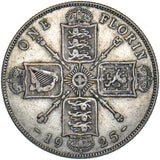 1925 Florin - George V British Silver Coin