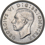 1945 Florin - George VI British Silver Coin - Superb