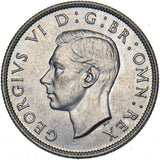 1946 Florin - George VI British Silver Coin - Superb