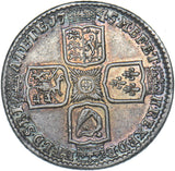 1745 Lima Shilling - George II British Silver Coin - Nice