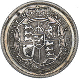 1816 Shilling - George III British Silver Coin - Nice