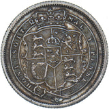 1816 Shilling - George III British Silver Coin - Very Nice
